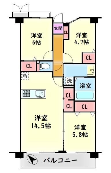 apartment 大阪府岸和田市宮前町8-25　null