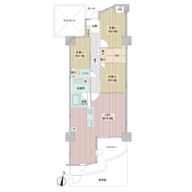 apartment 東京都練馬区豊玉北５丁目18-10 プリマヴェーラ２階