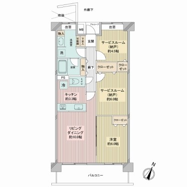 apartment 東京都練馬区豊玉北５丁目18-10 プリマヴェーラ２階