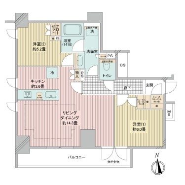 apartment 東京都台東区上野２丁目7-13 THE PARKS 8階