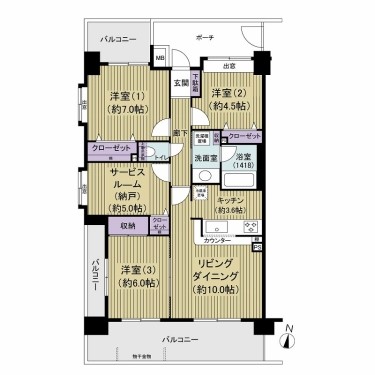 apartment 千葉県流山市おおたかの森西１丁目4-3 ザハウスおおたかの森1階