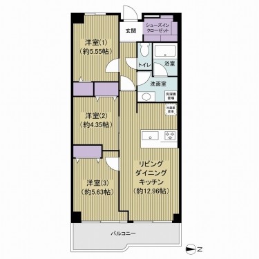 apartment 千葉県流山市おおたかの森西１丁目4-3 ザハウスおおたかの森1階