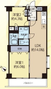 apartment 東京都西東京市富士町４丁目16-9 第二豊玉ビル2階