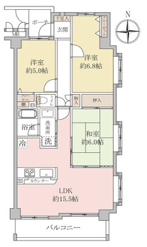 apartment 埼玉県戸田市大字新曽93-1 La Vert戸田 1F