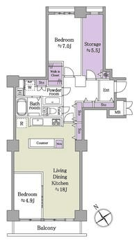 apartment 埼玉県越谷市南越谷１丁目21-2 ポラスビル 2F