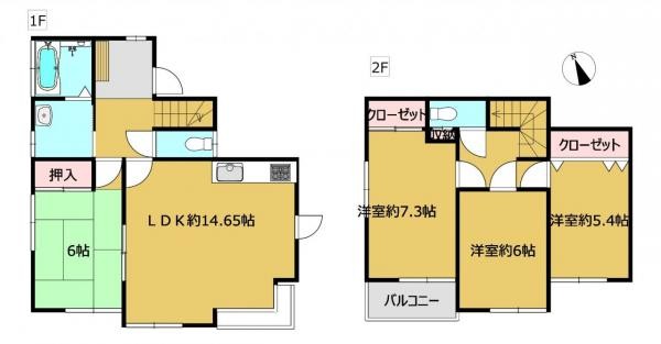 detached 埼玉県大里郡寄居町大字用土
地図を見る