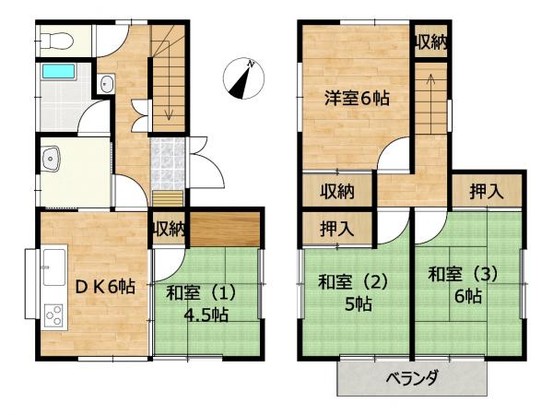 detached 長野県諏訪市沖田町１丁目96-2 広瀬橋Sビル