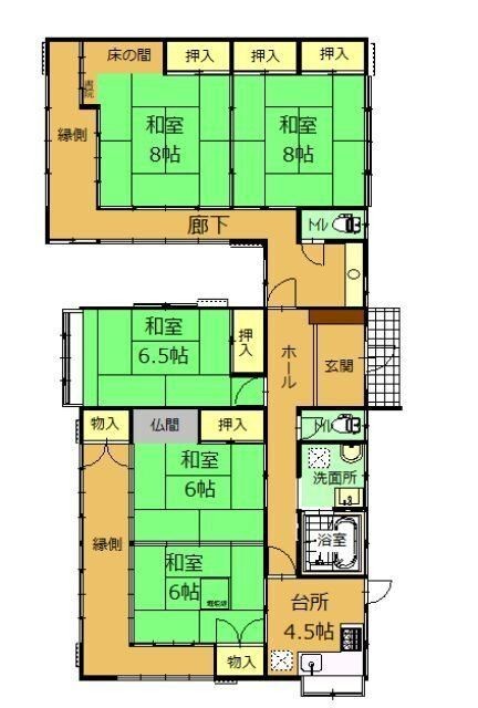detached 栃木県足利市大沼田町
地図を見る