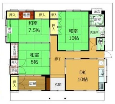 detached 群馬県桐生市天神町３丁目
地図を見る