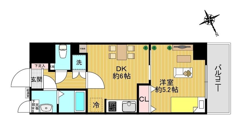 apartment 東京都大田区大森北２丁目12-8 トーア大森107