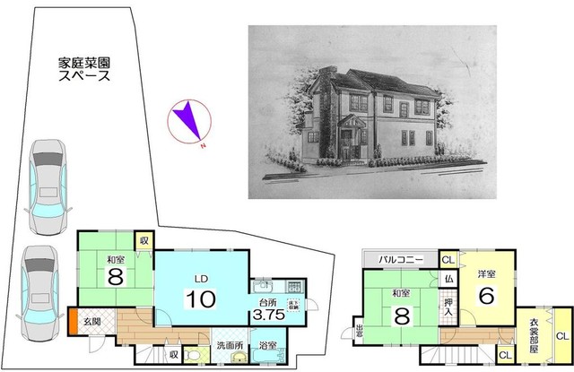 detached 京都府綴喜郡宇治田原町大字立川小字北垣内
地図を見る