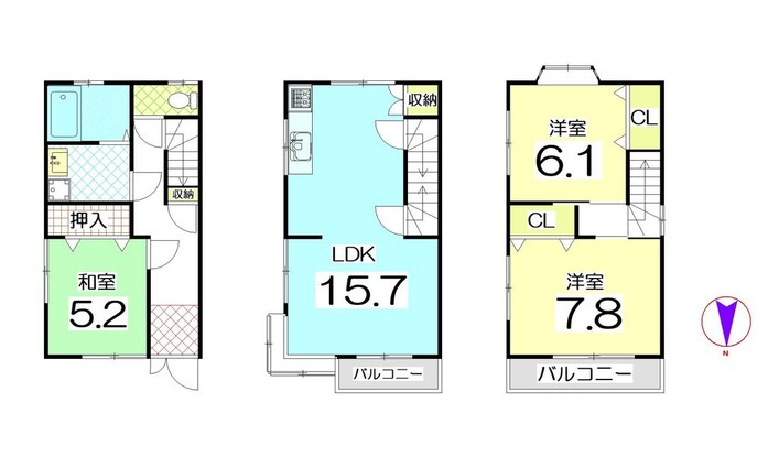 detached 京都府宇治市大久保町旦椋
地図を見る