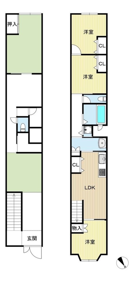 detached 大阪府大阪市北区天神橋７丁目3-2-601 大山ビル