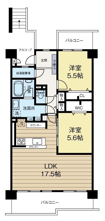 apartment 大阪府大阪市北区天神橋７丁目3-2-601 大山ビル