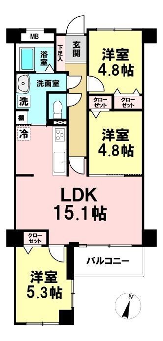 apartment 宮城県仙台市太白区中田６丁目
地図を見る