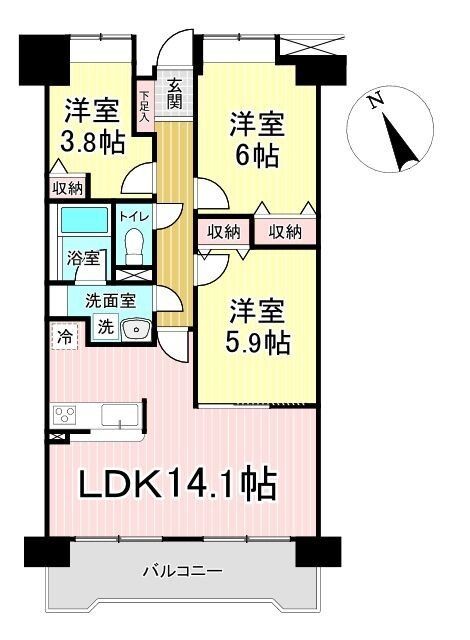 apartment 宮城県仙台市太白区長町３丁目
地図を見る