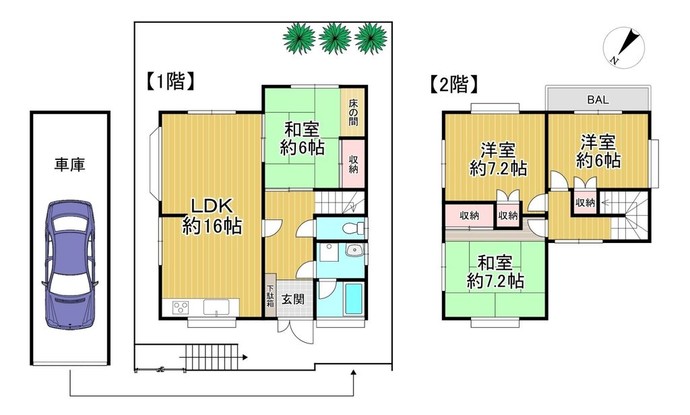 detached 大阪府枚方市津田西町３丁目１－３ Ｂ号