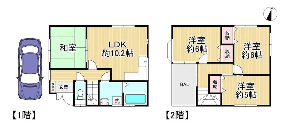 detached 大阪府枚方市津田西町３丁目１－３ Ｂ号
