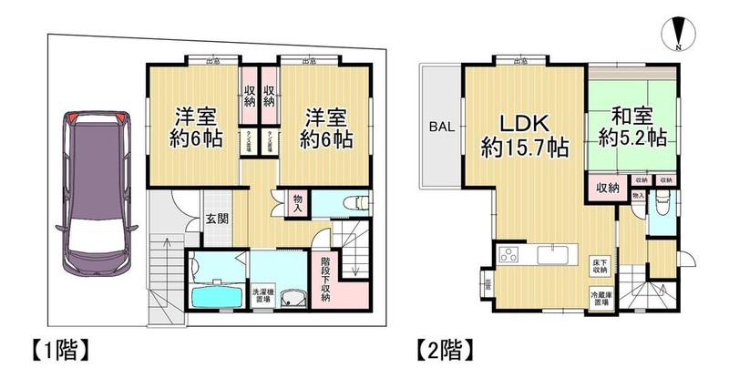 detached 大阪府枚方市津田西町３丁目１－３ Ｂ号