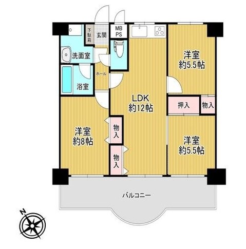 apartment 大阪府八尾市南植松町５丁目182番地 日本TPビル