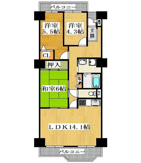 apartment 大阪府八尾市南植松町５丁目182番地 日本TPビル