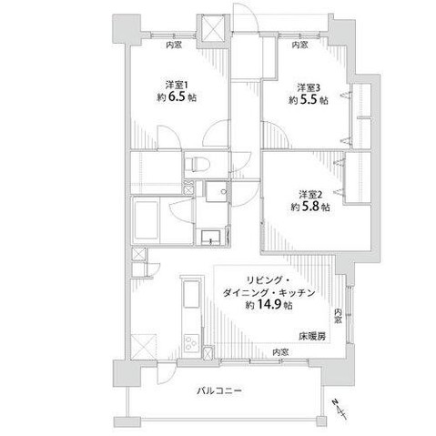 apartment 大阪府八尾市南植松町５丁目182番地 日本TPビル