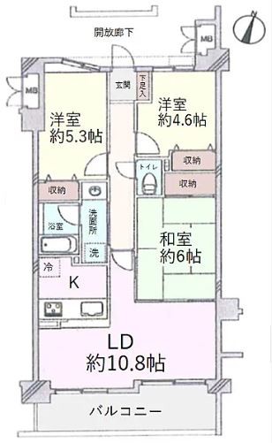 apartment 埼玉県鶴ヶ島市大字上広谷176-1 ニュースカイハイツ102