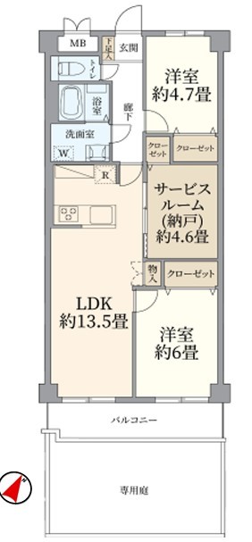 apartment 埼玉県鶴ヶ島市大字上広谷176-1 ニュースカイハイツ102