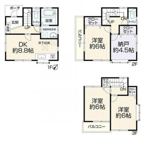 detached 埼玉県鶴ヶ島市大字上広谷176-1 ニュースカイハイツ102