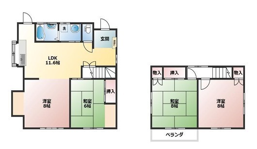 detached 埼玉県鶴ヶ島市大字上広谷176-1 ニュースカイハイツ102