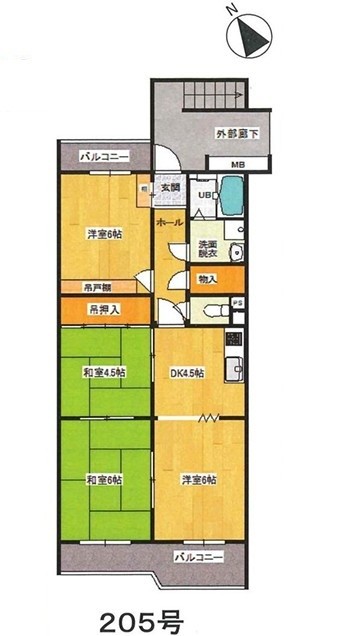 apartment 埼玉県鶴ヶ島市大字上広谷176-1 ニュースカイハイツ102