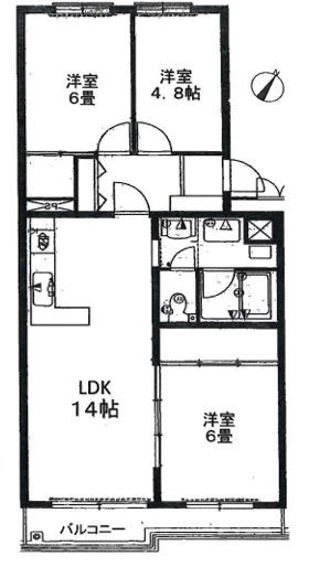 apartment 埼玉県鶴ヶ島市大字上広谷176-1 ニュースカイハイツ102
