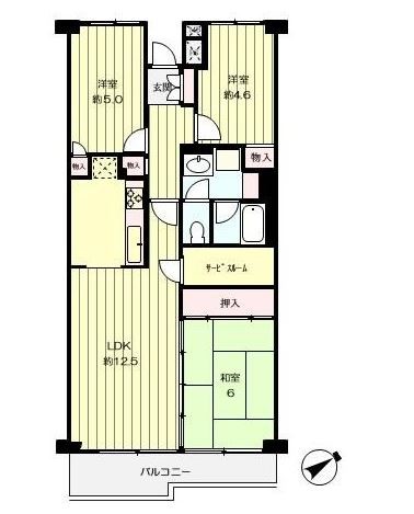 apartment 埼玉県鶴ヶ島市大字上広谷176-1 ニュースカイハイツ102