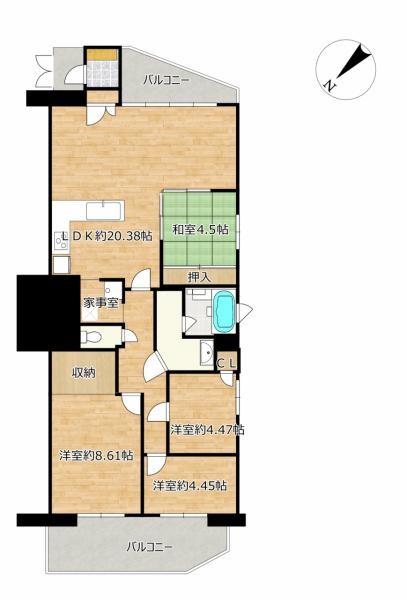 apartment 愛知県豊田市生駒町大坪17番地　キングスコート豊田生駒　1階