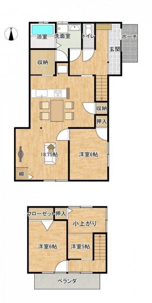 detached 愛知県豊田市生駒町大坪17番地　キングスコート豊田生駒　1階