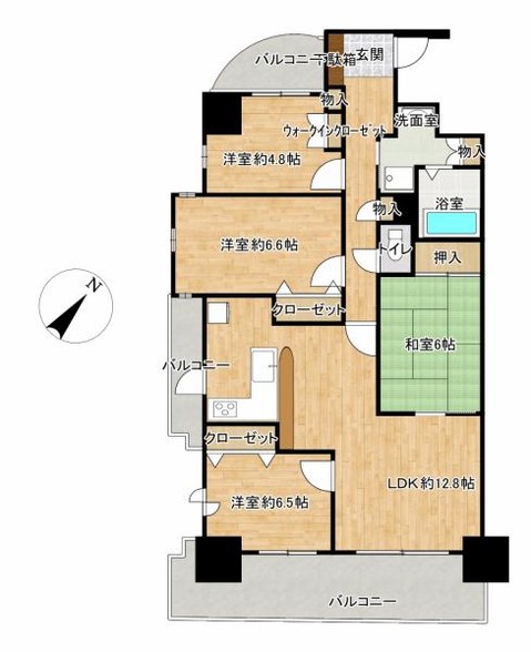 apartment 愛知県豊田市生駒町大坪17番地　キングスコート豊田生駒　1階