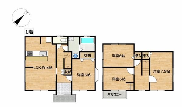 detached 愛知県豊田市生駒町大坪17番地　キングスコート豊田生駒　1階