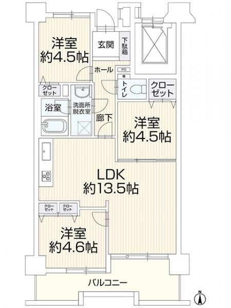apartment 愛知県豊田市生駒町大坪17番地　キングスコート豊田生駒　1階