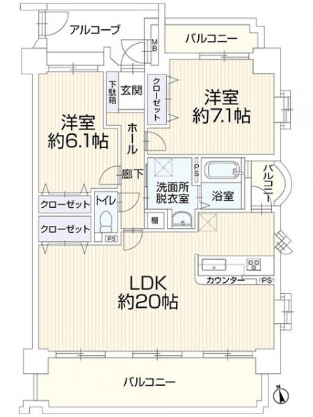apartment 愛知県豊田市生駒町大坪17番地　キングスコート豊田生駒　1階