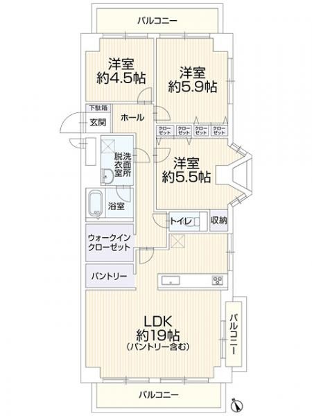 apartment 愛知県豊田市生駒町大坪17番地　キングスコート豊田生駒　1階