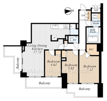 apartment 東京都渋谷区広尾１丁目1-39 恵比寿プライムスクエアタワー６階