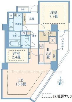 apartment 東京都渋谷区広尾１丁目1-39 恵比寿プライムスクエアタワー６階