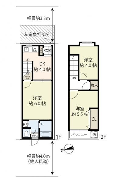 detached 大阪府大阪市北区天神橋３丁目11-13