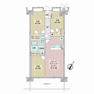 apartment 神奈川県横浜市港南区上大岡西１丁目１３番８号 大樹生命上大岡ビル5階