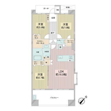 apartment 神奈川県横浜市港南区上大岡西１丁目１３番８号 大樹生命上大岡ビル5階