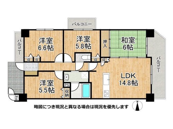 apartment 奈良県大和郡山市野垣内町
地図を見る