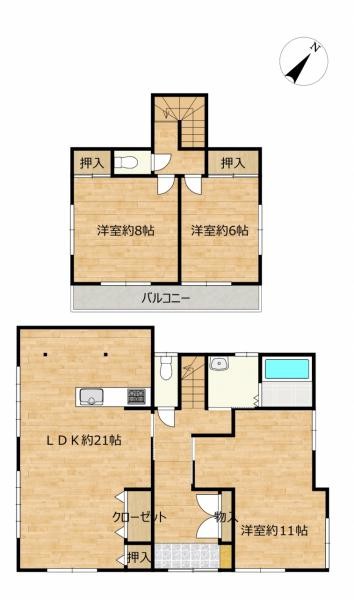 detached 茨城県つくば市上横場253-1 M.Iビル2-A号室
