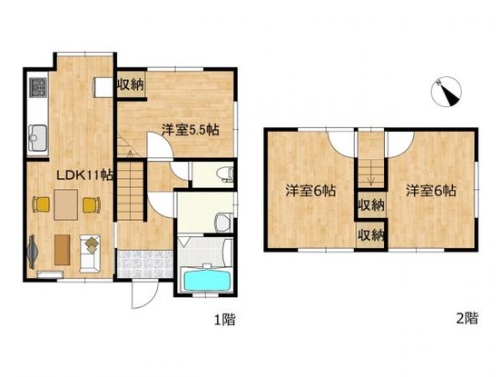 detached 愛知県名古屋市名東区本郷３丁目5番地　グロウバルビル2階　2C号室