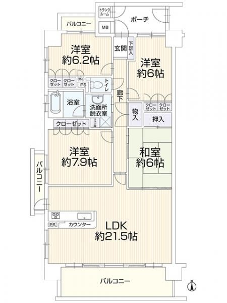 apartment 愛知県名古屋市名東区本郷３丁目5番地　グロウバルビル2階　2C号室