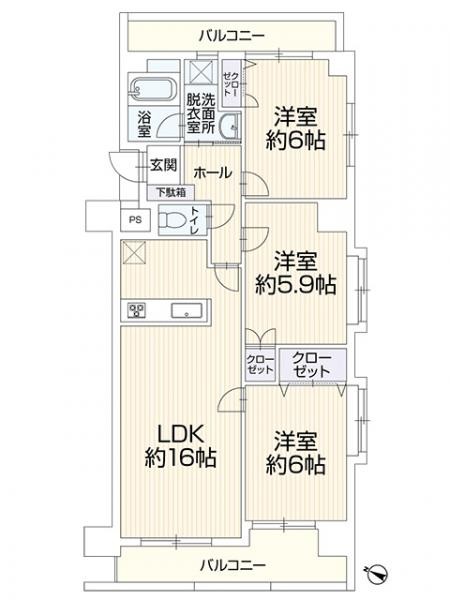 apartment 愛知県名古屋市名東区本郷３丁目5番地　グロウバルビル2階　2C号室